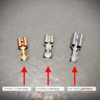 VW Spade Connectors - Non-Insulated w/ Locking Tabs