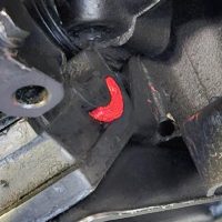 Hybrid Transmission Mount Insert