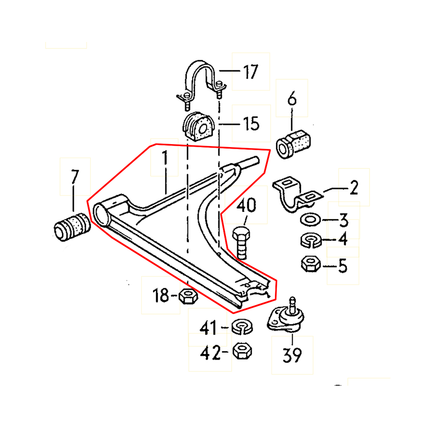 MK1 & Mk2 Front Control Arm - Wishbone - Image 2