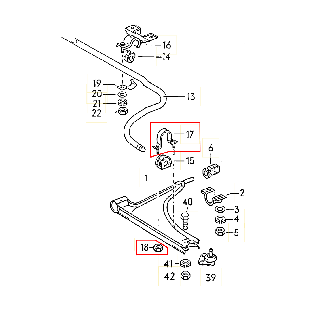 Sway Bar End Bracket Kit - Image 3