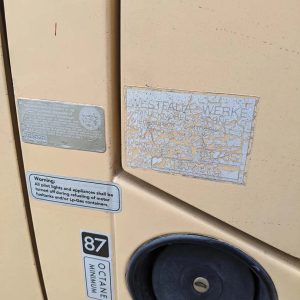 Westfalia Registration Door Decal