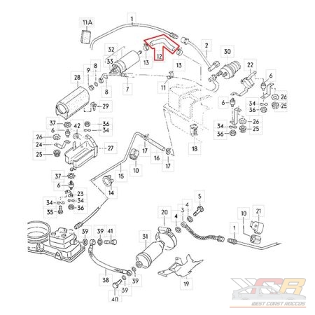 Fuel Feed Hose Diagram