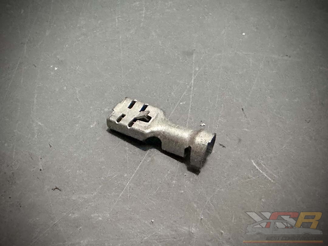 Genuine VW Spade Connector - Non-Insulated w/ Locking Tabs - Image 8