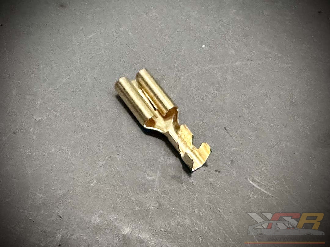 Genuine VW Spade Connector - Non-Insulated w/ Locking Tabs - Image 5