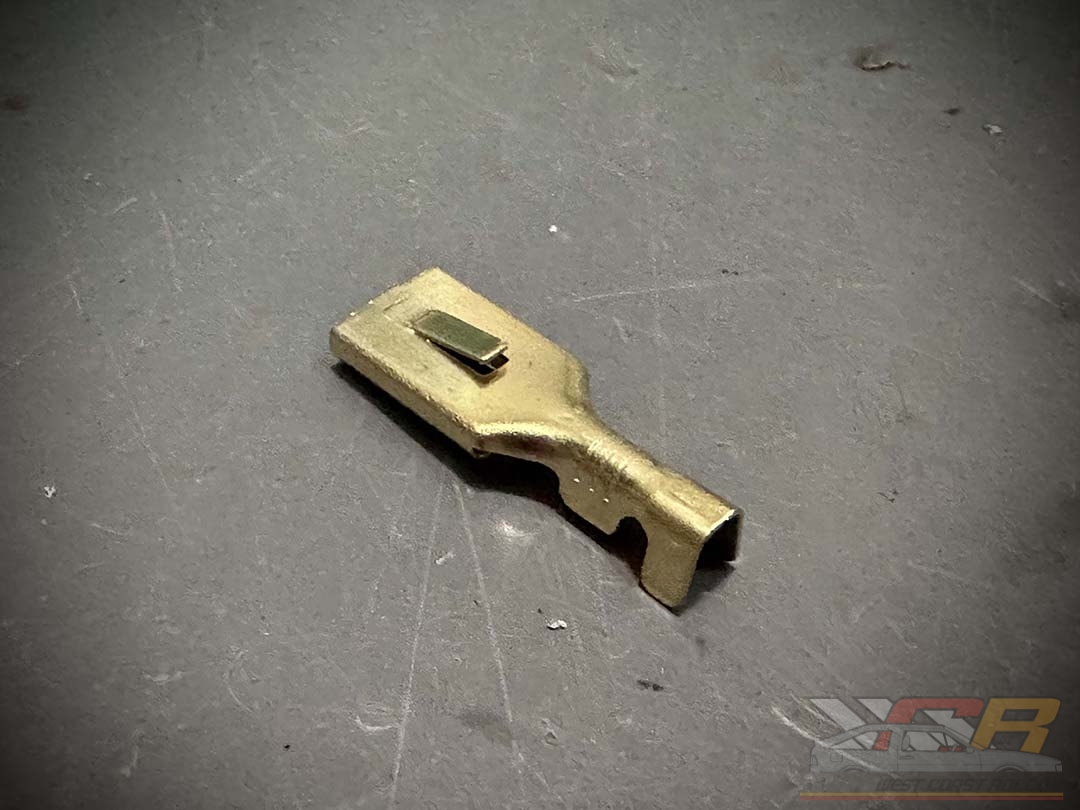 Genuine VW Spade Connector - Non-Insulated w/ Locking Tabs - Image 6