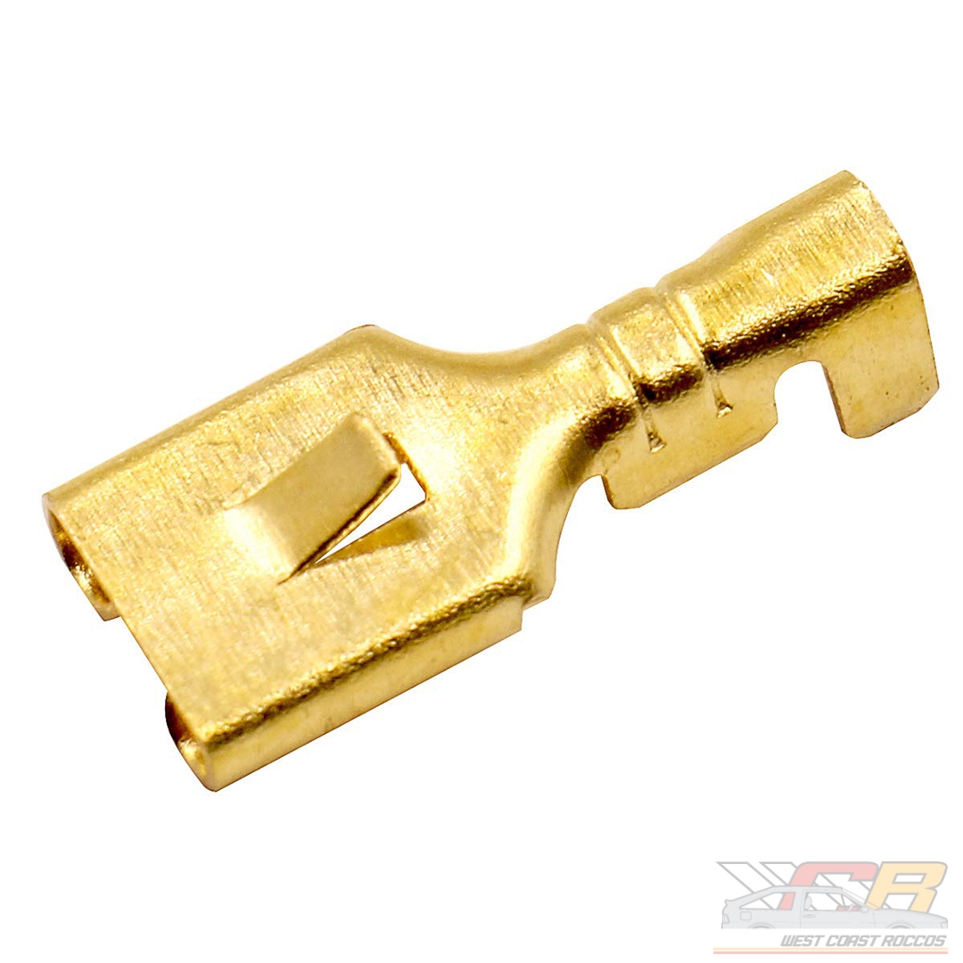 Genuine VW Spade Connector - Non-Insulated w/ Locking Tabs - Image 11