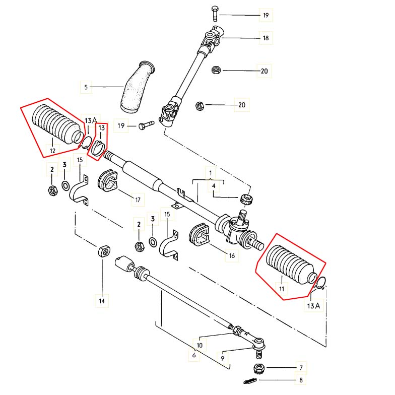 Mk2 Power Steering Rebuild Kit - Image 5