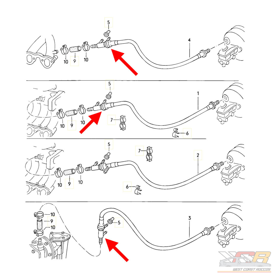 Scirocco Brake Check Valve Kit - Vacuum Booster - Image 4