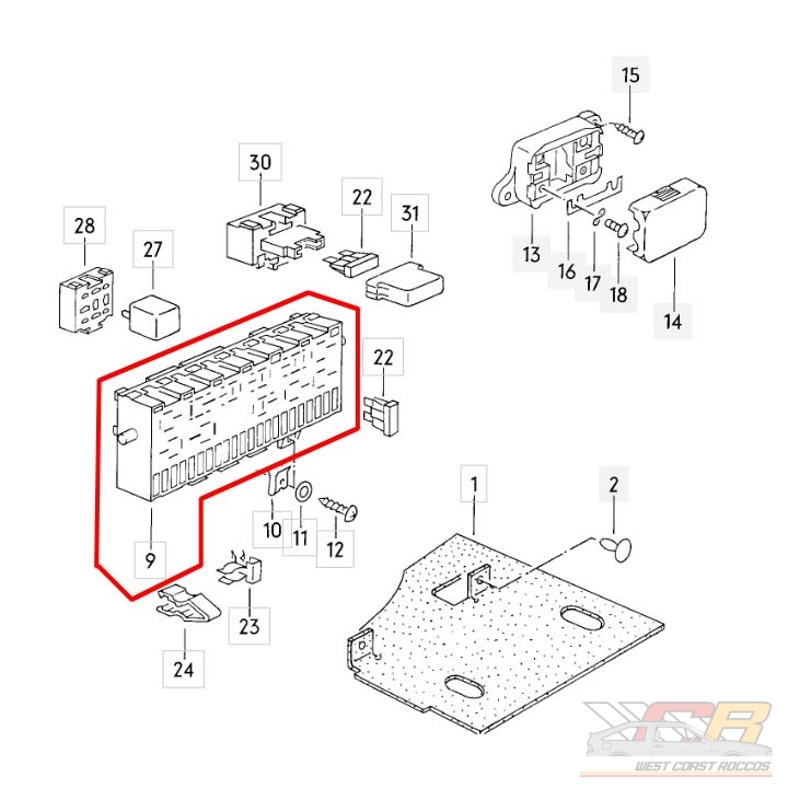 Genuine Mk2 Scirocco Fuse Box - Image 7