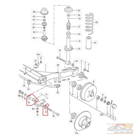Mk1 Mk2 Rear Axle Beam