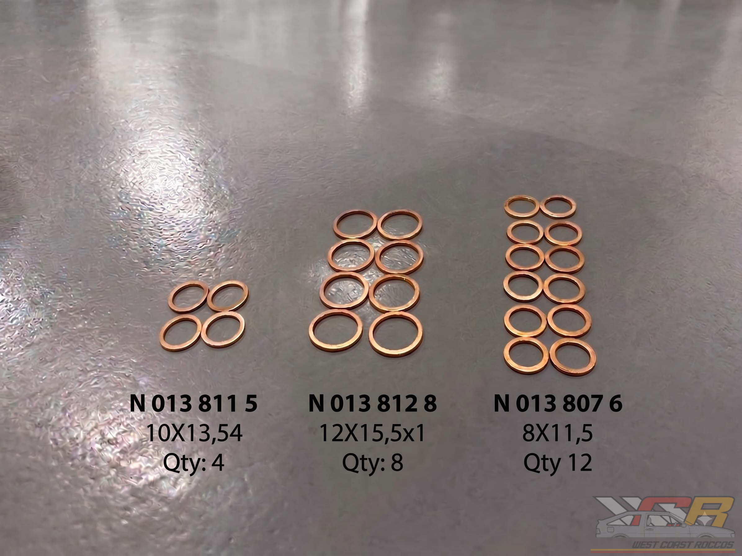 16v Air Box Fuel Distributor Seal Kit - 24 Pieces - Image 2