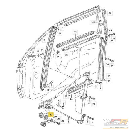 Window Crank Washer Diagram