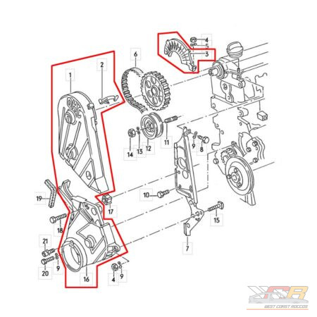 8v Timing Belt Cover